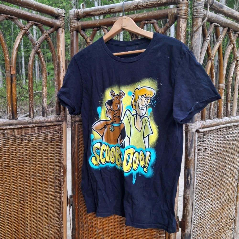 🍀3/15 Scooby-Doo Black Graphic Tee